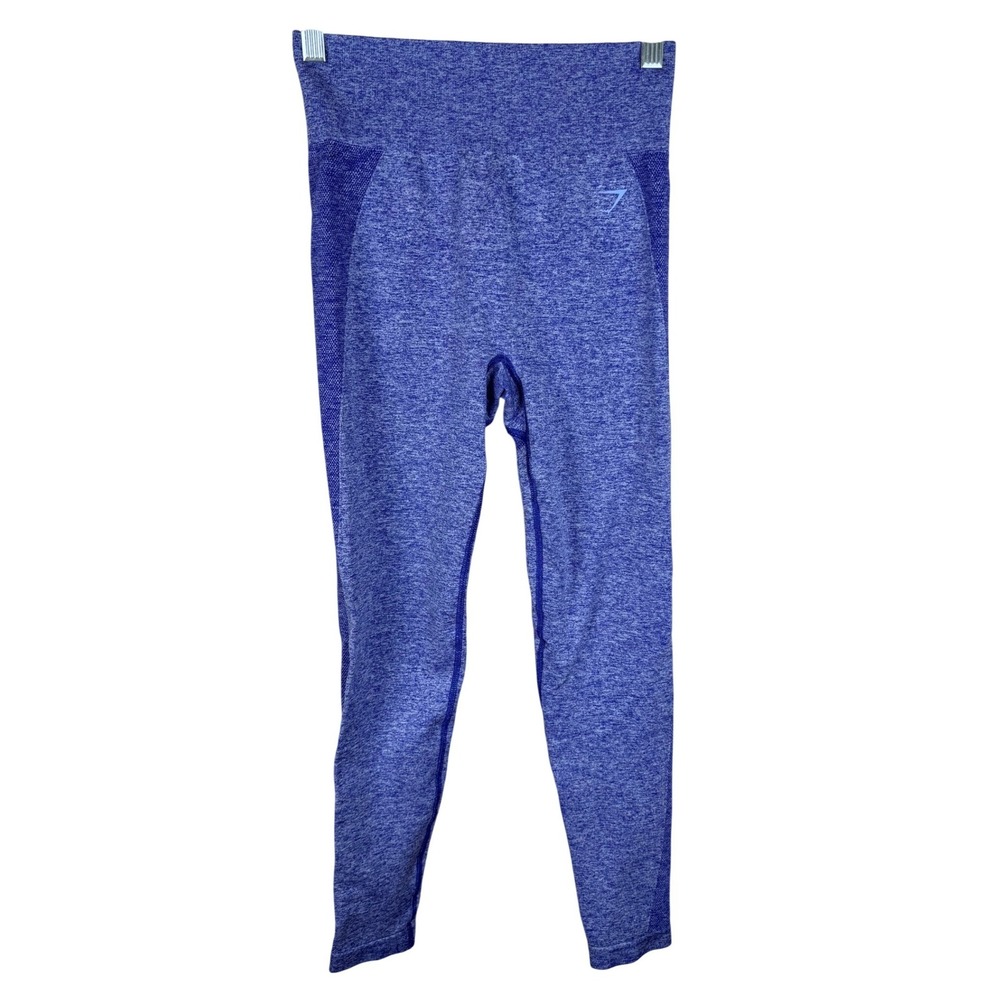 Gymshark Vital Seamless Leggings Purple Marl High Waisted Womens Size M B1A2Q